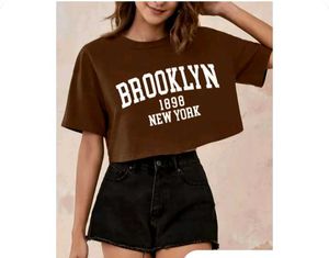 Brooklyn Brown Graphic Tee