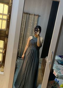 Elegant Grey Ethnic Gown🦋❤️🎀