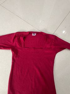 Free Trousers With Maroon Top