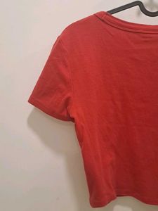 Red Crop Top - French Brand (Kiabi)