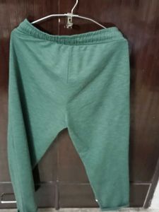 Green Joggers with Brooklyn Print