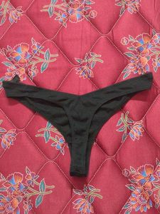 Primark Black Thong