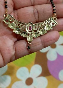 AD Mangalsutra with Earrings