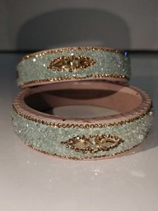 Light Sea Green Lakh Kangan