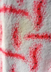 Red &amp; White Patterned Sweater