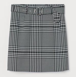 H&M Black N White Skirt