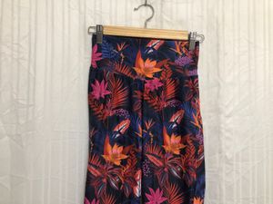 Blue Printed Leggings