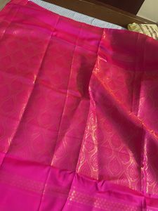 Pink &amp; Gold Patterned Dupatta