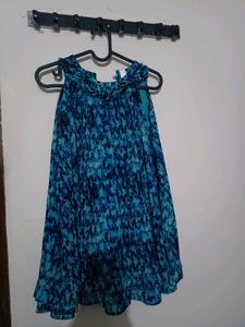 Cute Blue Girls Dress