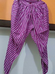 Girls 13-14 Years Kurti And Dhoti Set