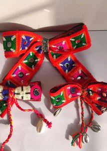 Navratri Hair Bows