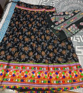 Ethnic Skirt &amp; Top Set