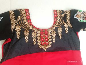 Xl Size Heavy Embroidery Georgette Kurta