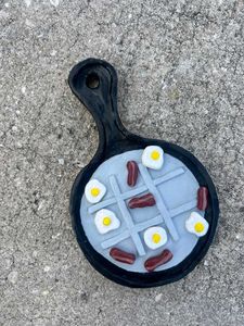 Breakfast 🍳 🥓 Themed Tic Tac Toe Set