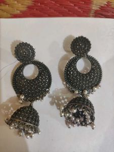Oxidised Ear Rings