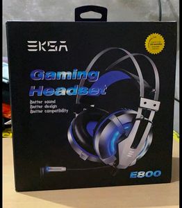 EKSA E800 Wired Gaming Headset with Noise Cancella