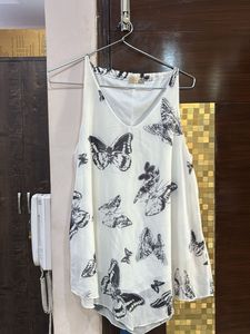 Butterfly Print Top