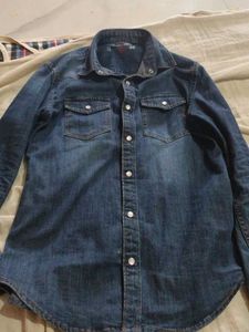 Denim Button-Down Shirt