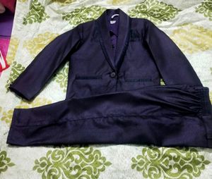 Dark Violet(Baigani Colour) Blazer Set.