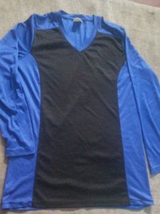 Full Sleeve Blue Summer T Shirt