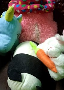 Adorable Plush Toy Collection - Unicorn, Panda, Bu