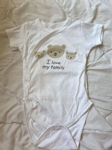 Bear Family Baby Onesie