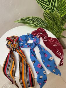 Stylish Hair Scrunchies - Set of 3