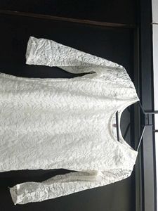 Elegant White Lace Dress