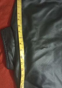 Stylish Black Faux Leather Jacket