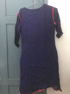 Elegant Navy Blue Dress