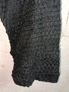 Oversized See-through Crop Shrug Black 🖤