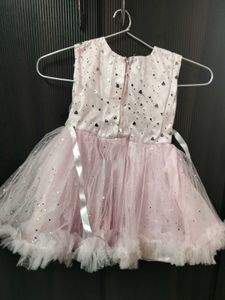🌸 Combo of 2 Beautiful Party Frocks – 1-2 Years