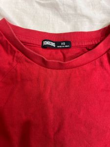Bonkers Corner Red &amp; Blue Crop Tops