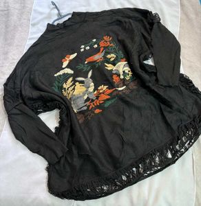 🎁Buy1 Get1 Free Embroidered Fringe Poncho H