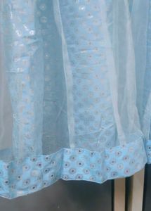 Light Blue Embellished Anarkali