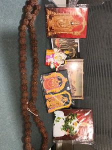 Hindu Bhagwan, God Frame..&amp; Rudraksh
