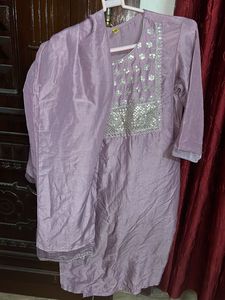 Lavender Kurti Set
