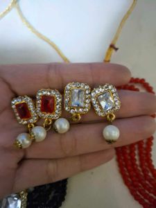 Beaded Necklace &amp; Earring Set