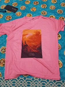 Pink Graphic T-Shirt