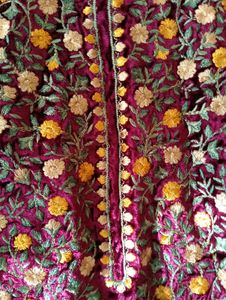 Royal Velvet Heavy Embroidery Kurta Set