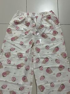Cute Printed Strawberry Pants