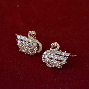 Gold Plated A D Studs Earring