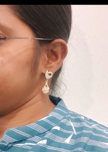 Two Pair Korean Gold Plated Earrings