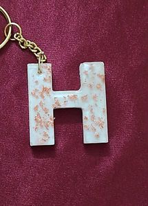 Resin H Keychain