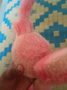 Pink Plush Ear Warmers