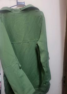 Green Casual Coat