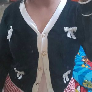 Savana Cute Bow Cardigan