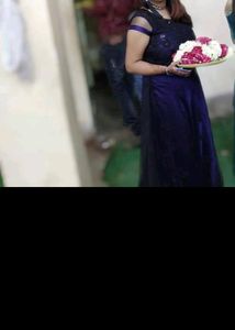 Gown Navy Blue