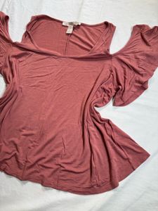 Forever 21 Women&#39;s Pink Blouse