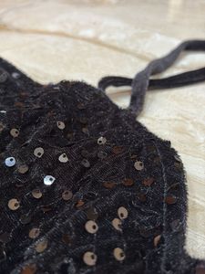 Black Sequin Bodycon Dress 🖤